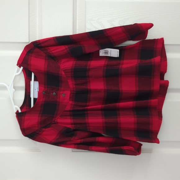 Old Navy Other - New Old Navy Buffalo Plaid Toddler Top 5T